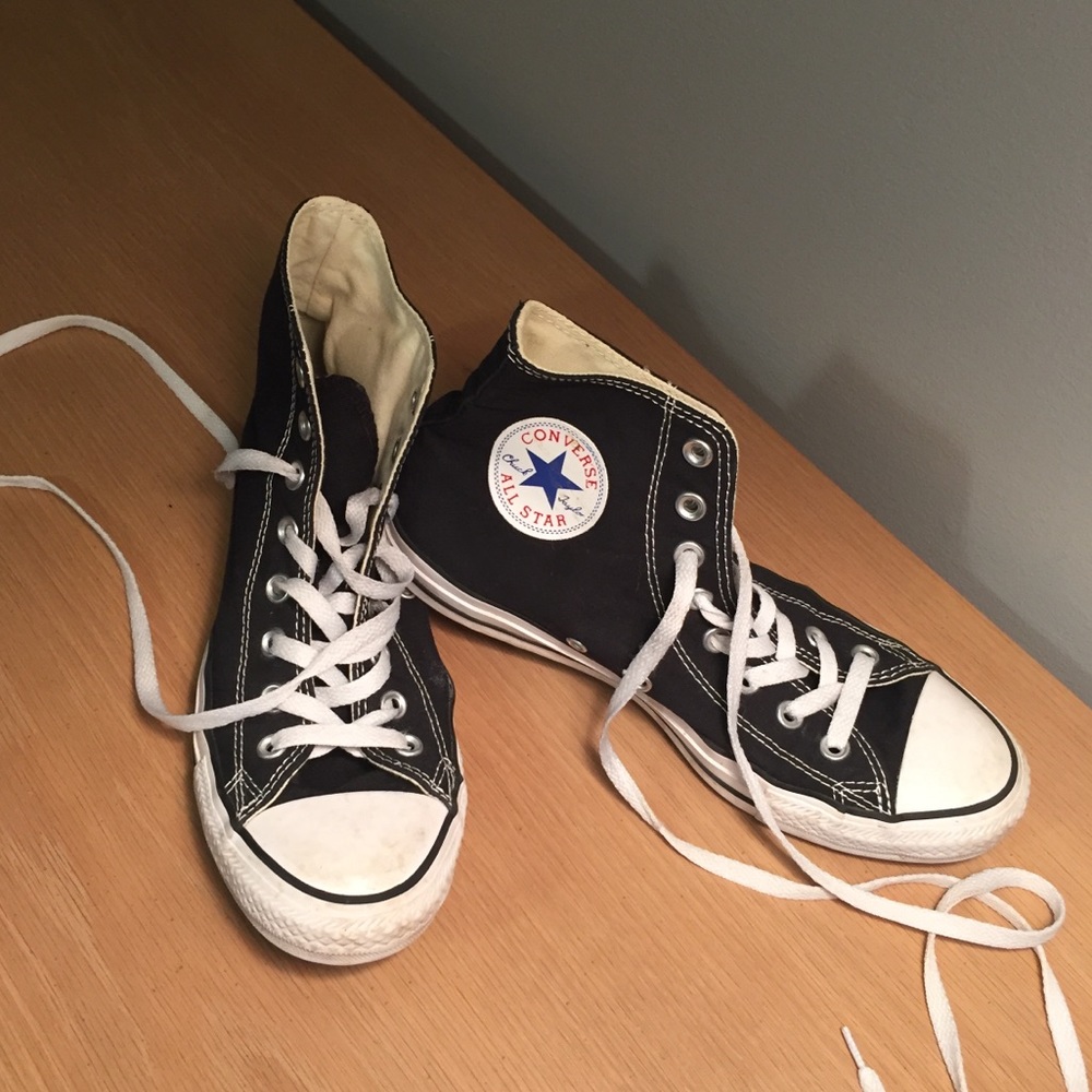 Black High Top Converse